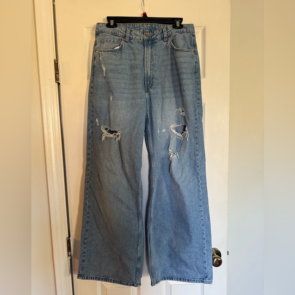 H&M Divided High-Waisted Denim